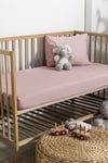 %100 pamuk Renforce Bebek Lastikli Çarşaf Set 70x140-15 - PEMBE
