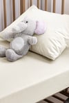 %100 pamuk Renforce Bebek Lastikli Çarşaf Set 70x140-15 - EKRU