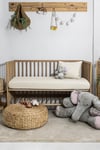 %100 pamuk Renforce Bebek Lastikli Çarşaf Set 70x140-15 - EKRU