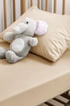 %100 pamuk Renforce Bebek Lastikli Çarşaf Set 70x140-15 -BEJ