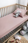 %100 pamuk Renforce Bebek Lastikli Çarşaf Set 70x140-15 - PEMBE