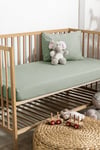 %100 pamuk Renforce Bebek Lastikli Çarşaf Set 70x140-15 - ÇAĞLA YEŞİLİ