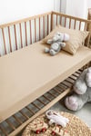 %100 pamuk Renforce Bebek Lastikli Çarşaf Set 70x140-15 -BEJ