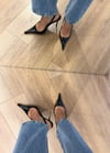 BOLD RUGAN SİYAH STİLETTO SİYAH