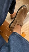CASSE TROK İŞLEMELİ GERÇEK  DERİ LOAFER CAMEL