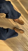 CASSE TROK İŞLEMELİ GERÇEK  DERİ LOAFER CAMEL