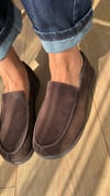 GALE ARKA ALASTİKLİ GERÇEK DERİ LOAFER KAHVE 