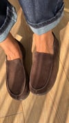 GALE ARKA ALASTİKLİ GERÇEK DERİ LOAFER KAHVE 