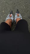 LYRA TOPUKLU TERLİK ZEBRA BEYAZ