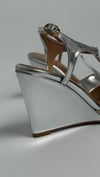 NESSA DOLGU TOPUKLU AYAKKABI GÜMÜŞ