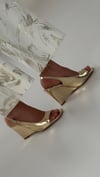 NOİRA DOLGU TOPUK SANDALET GOLD