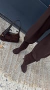 VEXORA BEBE BURUN HAKİKİ SÜET TOPUKLU BOT KAHVERENGİ