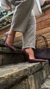 ZENVİA DOKULU STİLETTO BORDO