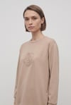 Secret Baskılı Sweat Takım Bej