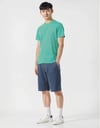 BİSİKLET YAKA TSHIRT FISTIK YEŞİL