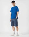 BİSİKLET YAKA TSHIRT KOYU MAVİ