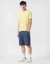 BİSİKLET YAKA TSHIRT SARI