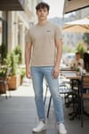 FIRSAT ÜRÜN BEJ %100 PAMUK TSHIRT