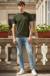 FIRSAT ÜRÜN HAKİ %100 PAMUK TSHIRT