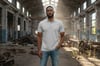 V POLO YAKA TSHIRT %100 PAMUK AÇIK GRİ