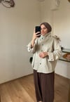Çıtçıtlı Gömlek Trenç TAŞ