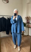 Denim Takım Kot Rengi 