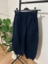 Gabardin kumaş şalvar pantolon LACİVERT