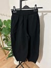 Gabardin kumaş şalvar pantolon SİYAH