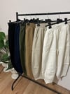 Gabardin kumaş şalvar pantolon SİYAH