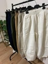 Gabardin kumaş şalvar pantolon TAŞ