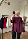 Kol Yırtmaçlı Sweat VİŞNE