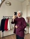 Kol Yırtmaçlı Sweat VİŞNE