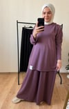 Oversize oysho kumaş takım MÜRDÜM