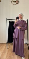 Oversize oysho kumaş takım MÜRDÜM