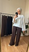 Oysho Çimalı Pantolon KAHVE