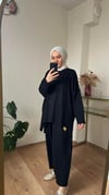 Oysho İnce Kumaş Relax Takım SİYAH