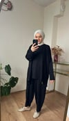 Oysho İnce Kumaş Relax Takım SİYAH