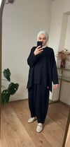 Oysho İnce Kumaş Relax Takım SİYAH