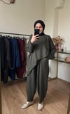 Oysho Kumaş Relax Takım HAKİ