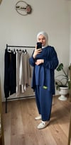 Oysho Kumaş Relax Takım Lacivert