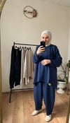 Oysho Kumaş Relax Takım Lacivert