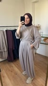 Oysho Pike Kumaş Şalvarlı Takım TAŞ