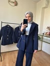 Pile Detay Blazer Takım LACİVERT