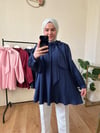 Poplin Kumaş Piliseli Gömlek 