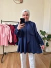 Poplin Kumaş Piliseli Gömlek 