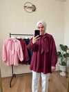 Poplin Kumaş Piliseli Gömlek 