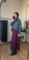 Saten etek BORDO