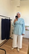 Scuba pantolon 90 cm BEYAZ