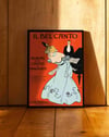  Il Bel Canto, G. Ricordi (1900) – Franz Laskoff İtalyan Vintage Konser Posteri