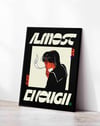 Almost Enough Gece Temalı Tipografik Duvar Tablosu